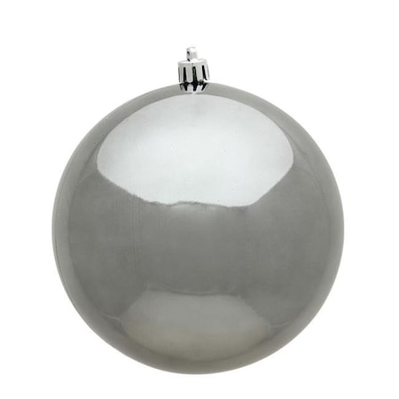 Vickerman N596087S 2.4 In. Pewter Shiny Christmas Ornament Ball - 60 Per Box